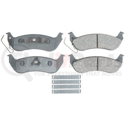17D932CH by ACDELCO - Ceramic Rear Disc Brake Pad Set