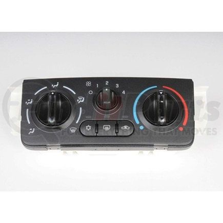 ACDelco 15-73655 A/C Selector Switch Ebony Heating and Air Conditioning Control with Rear Window Defogger Switch