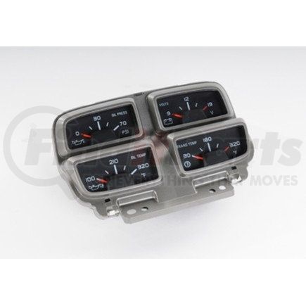 22858069 by ACDELCO - Graphite Colored Silver Multi-Purpose Gauge