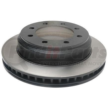 18A2582 by ACDELCO - Rear Drum In-Hat Disc Brake Rotor