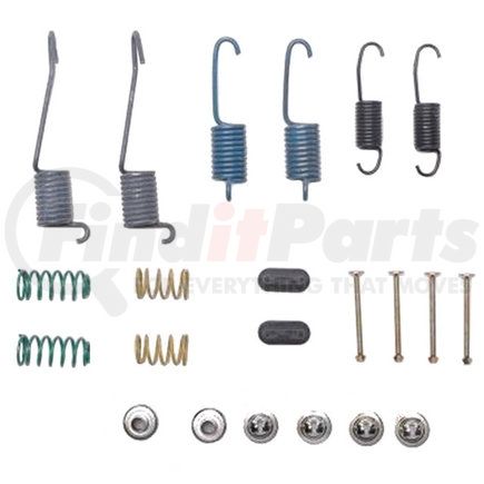 18K1609 by ACDELCO - Rear Drum Brake Hardware Kit with Springs, Pins, Retainers, and Caps