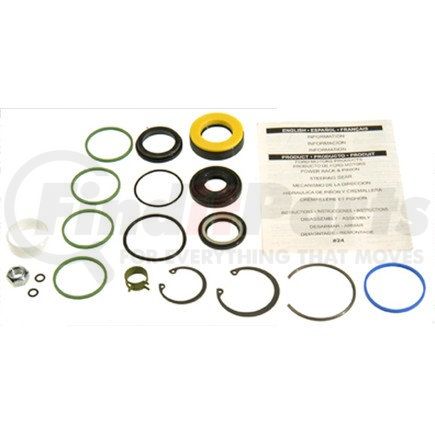 36-348362 by ACDELCO - Steering Gear Pinion Shaft Seal Kit with Bushing, Clamp, Seals, and Snap Ring