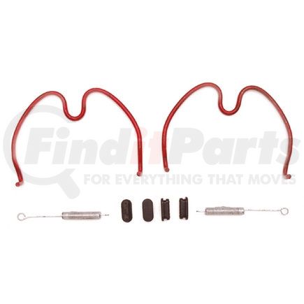 18K1630 by ACDELCO - Rear Drum Brake Hardware Kit with Springs and Pins