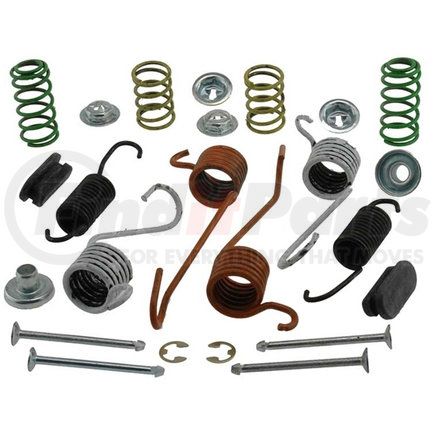 18K553 by ACDELCO - Rear Drum Brake Spring Kit with Springs, Pins, Retainers, Washers, and Caps