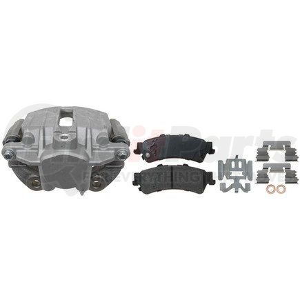 18R1383 by ACDELCO - Rear Passenger Side Disc Brake Caliper Assembly with Pads (Loaded)