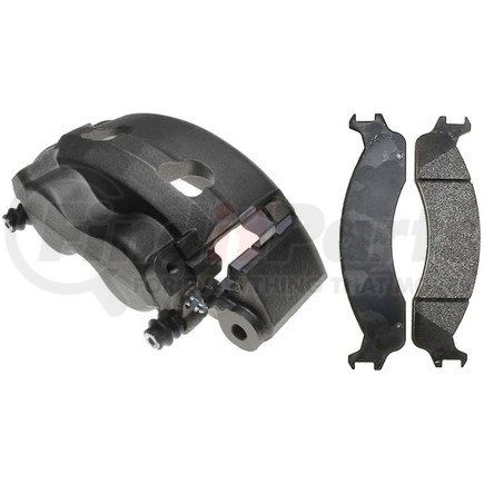 18R2010 by ACDELCO - Front Driver Side Disc Brake Caliper Assembly with Pads (Loaded)