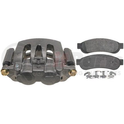 18R2617 by ACDELCO - Rear Passenger Side Disc Brake Caliper Assembly with Pads (Loaded)