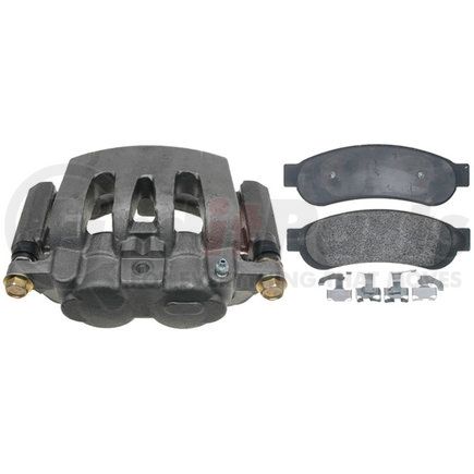 18R2618 by ACDELCO - Rear Driver Side Disc Brake Caliper Assembly with Pads (Loaded)