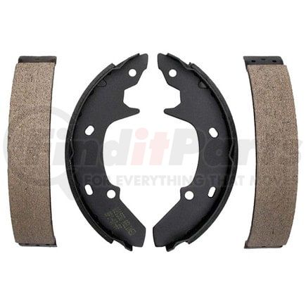 17501B by ACDELCO - Bonded Rear Drum Brake Shoe Set