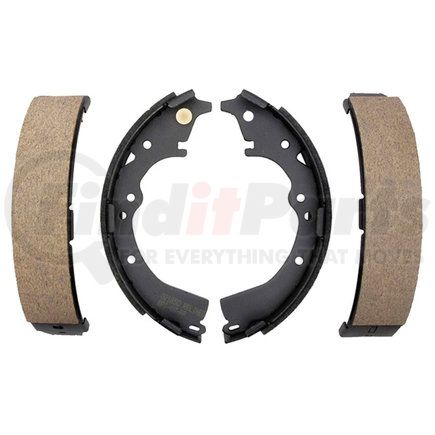 17505B by ACDELCO - Bonded Rear Drum Brake Shoe Set