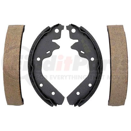 17519B by ACDELCO - Bonded Rear Drum Brake Shoe Set
