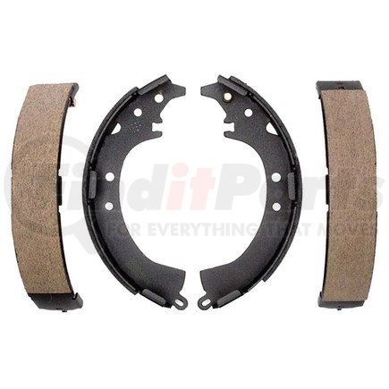 17587B by ACDELCO - Bonded Rear Drum Brake Shoe Set