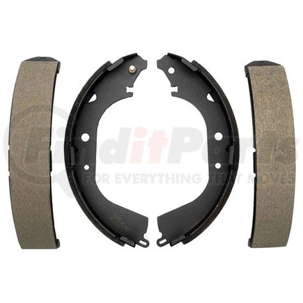 17589B by ACDELCO - Bonded Rear Drum Brake Shoe Set