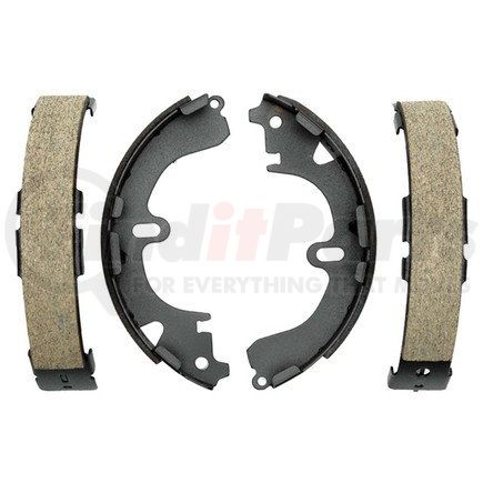 17597B by ACDELCO - Bonded Rear Drum Brake Shoe Set