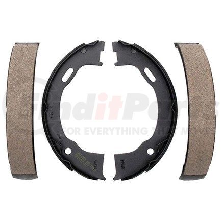 17701B by ACDELCO - Bonded Rear Drum In-Hat Parking Brake Shoe Set