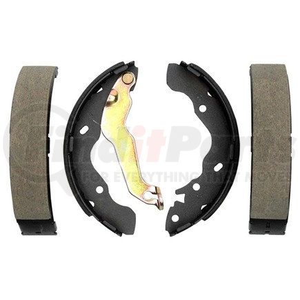 17715B by ACDELCO - Bonded Rear Drum Brake Shoe Set