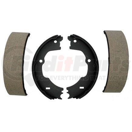 17772B by ACDELCO - Bonded Rear Drum In-Hat Parking Brake Shoe Set