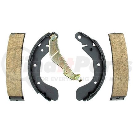 17814B by ACDELCO - Bonded Rear Drum Brake Shoe Set