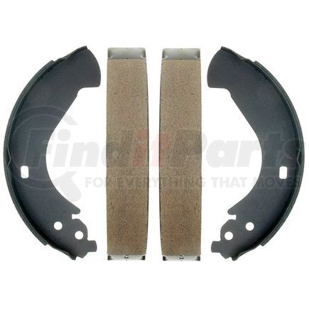 17815B by ACDELCO - Bonded Rear Drum Brake Shoe Set