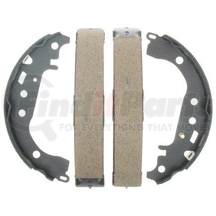 17832B by ACDELCO - Bonded Rear Drum Brake Shoe Set