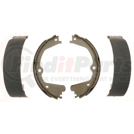 17989B by ACDELCO - Bonded Rear Parking Brake Shoe Set