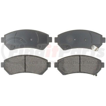 14D699CH by ACDELCO - Ceramic Front Disc Brake Pad Set with Wear Sensor