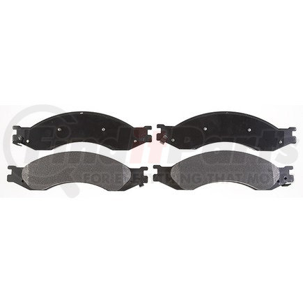 17D1010MX by ACDELCO - Severe Duty Semi-Metallic Front Disc Brake Pad Set