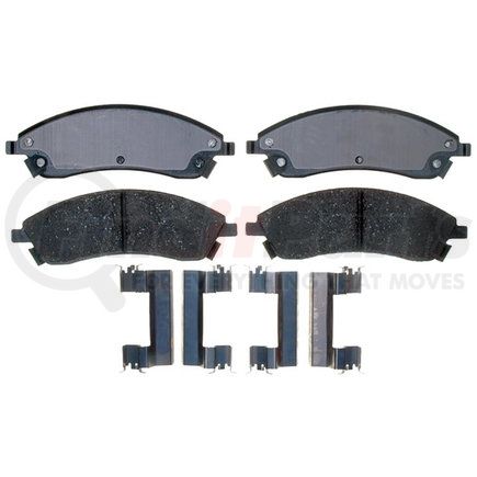 17D1019ACH by ACDELCO - Ceramic Front Disc Brake Pad Set