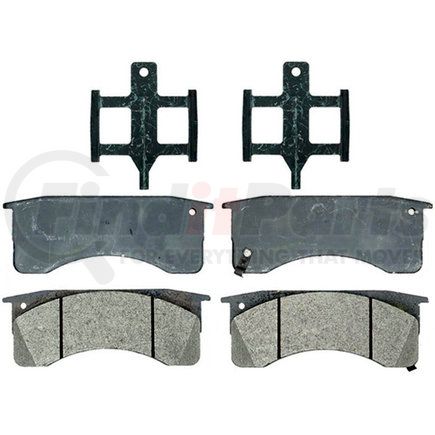 17D1032MX by ACDELCO - Severe Duty Semi-Metallic Front Disc Brake Pad Set