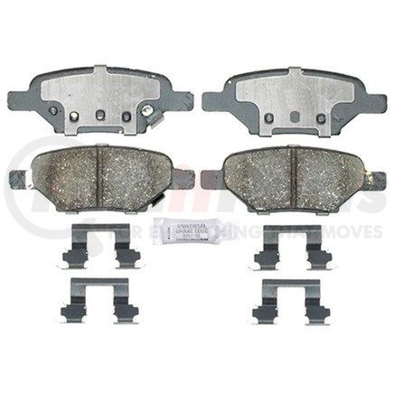 17D1033CH by ACDELCO - Ceramic Rear Disc Brake Pad Set