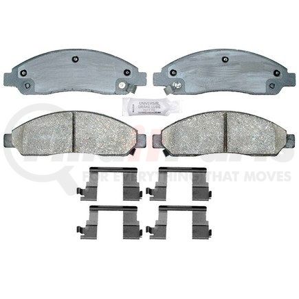 17D1039CH by ACDELCO - Ceramic Front Disc Brake Pad Set