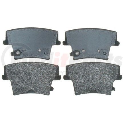 17D1057AM by ACDELCO - Semi-Metallic Rear Disc Brake Pad Set