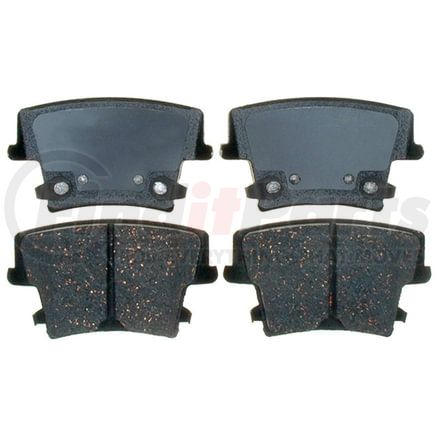 17D1057C by ACDELCO - Ceramic Rear Disc Brake Pad Set