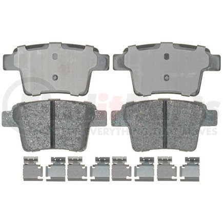 17D1071CH by ACDELCO - Ceramic Rear Disc Brake Pad Set