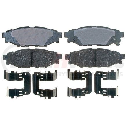 17D1114CH by ACDELCO - Ceramic Rear Disc Brake Pad Set