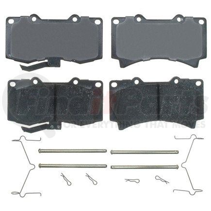 17D1119CH by ACDELCO - Ceramic Front Disc Brake Pad Set