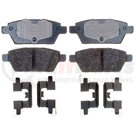 17D1161CH by ACDELCO - Ceramic Rear Disc Brake Pad Set