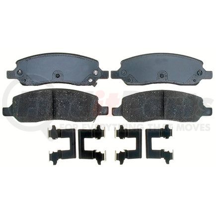 17D1172CH by ACDELCO - Ceramic Rear Disc Brake Pad Set
