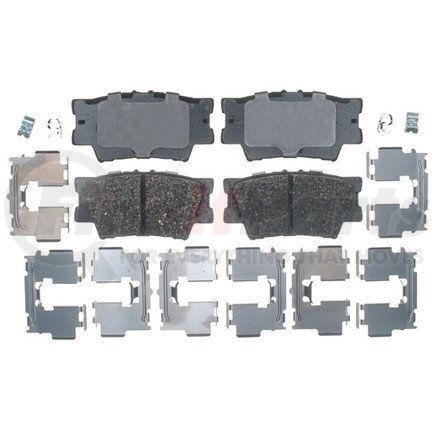 17D1212CH by ACDELCO - Ceramic Rear Disc Brake Pad Set