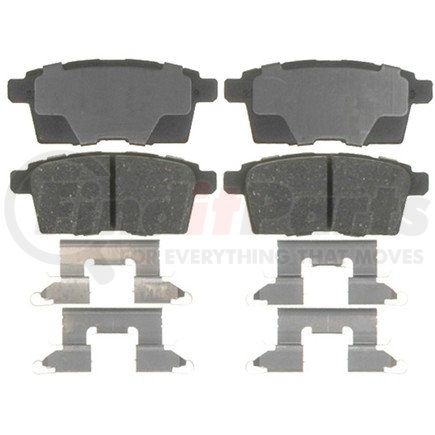 17D1259CH by ACDELCO - Ceramic Rear Disc Brake Pad Set