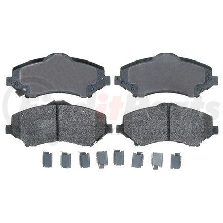 17D1273MH by ACDELCO - Semi-Metallic Front Disc Brake Pad Set