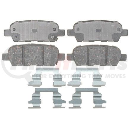 17D1288CH by ACDELCO - Ceramic Rear Disc Brake Pad Set