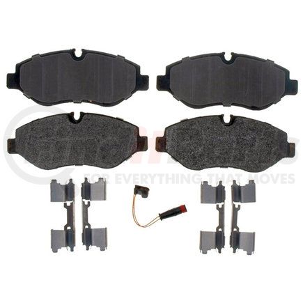 17D1316MH by ACDELCO - Semi-Metallic Front Disc Brake Pad Set