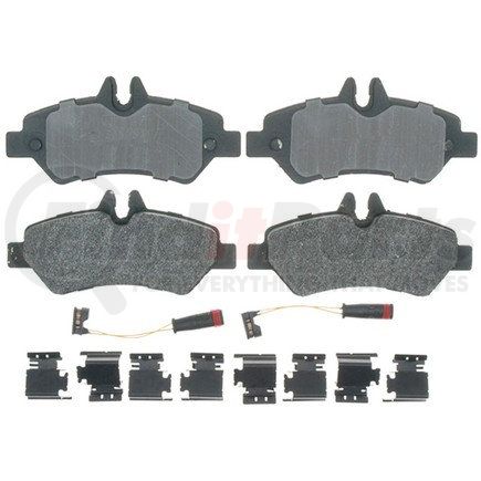 17D1317MH by ACDELCO - Semi-Metallic Rear Disc Brake Pad Set