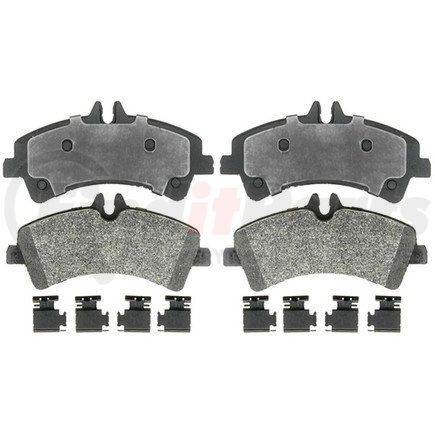 17D1318MH by ACDELCO - Semi-Metallic Rear Disc Brake Pad Set