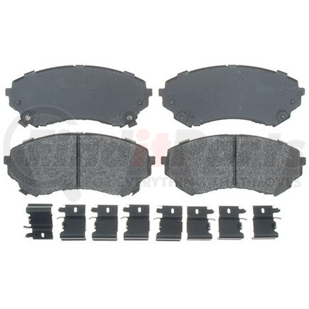 17D1331MH by ACDELCO - Semi-Metallic Front Disc Brake Pad Set