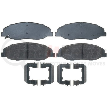 17D1332CH by ACDELCO - Ceramic Front Disc Brake Pad Set