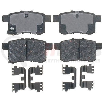 17D1336CH by ACDELCO - Ceramic Rear Disc Brake Pad Set