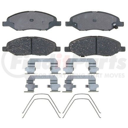 17D1345CH by ACDELCO - Ceramic Front Disc Brake Pad Set
