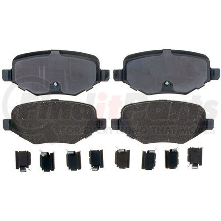 17D1377CH by ACDELCO - Ceramic Rear Disc Brake Pad Set